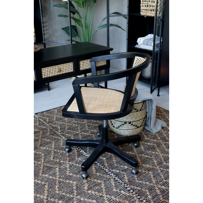 Dřevěná židle na kolečkách Antique French Old