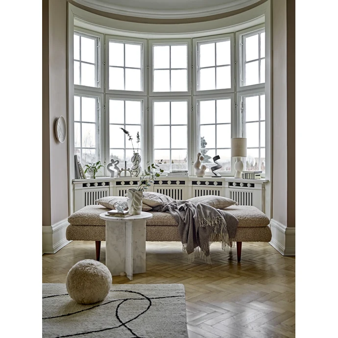 Bavlněný koberec Viga White 180 x 120 cm
