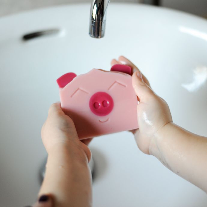 Designové mýdlo pro děti My Happy Pig - hruška