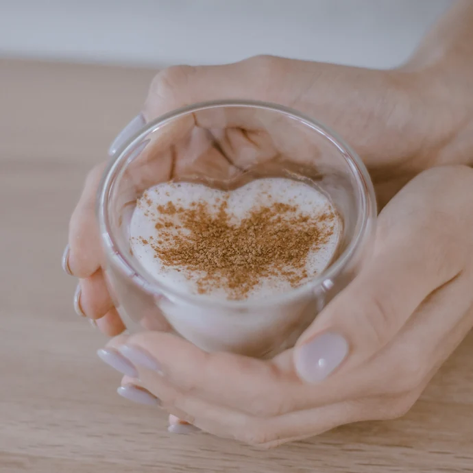 Dvoustěnná sklenice na espresso Heart 100 ml