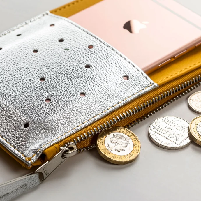 Peněženka s kapsičkami Yellow Silver
