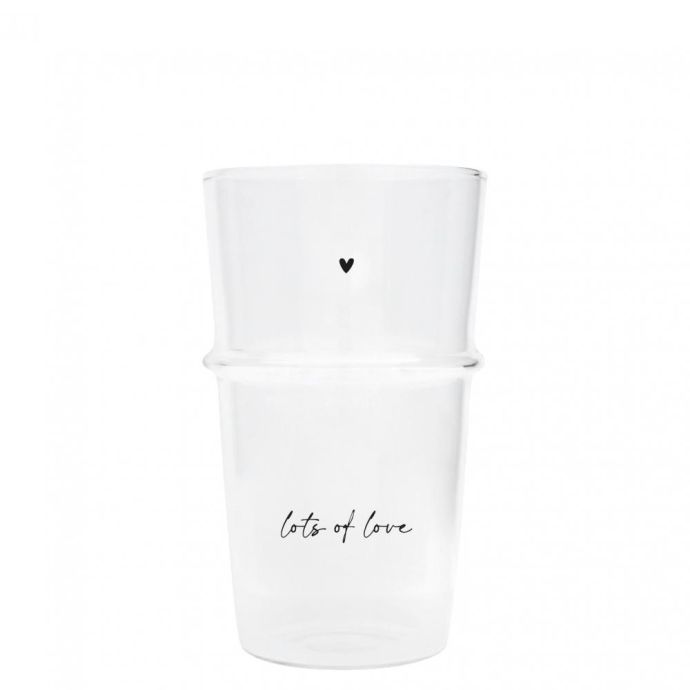 Vysoká sklenice Hearts/Lots of Love  400 ml