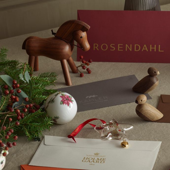 Porcelánová vánoční baňka Hammershøi Christmas 2022