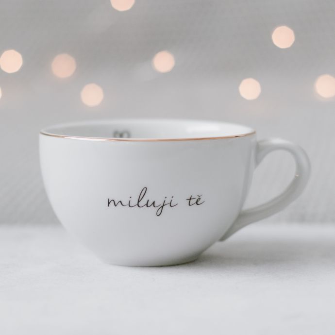 Porcelánový hrnek Miluji tě 300 ml