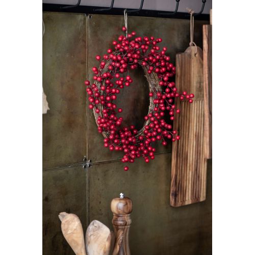 Vánoční věnec Red Berries 35 cm