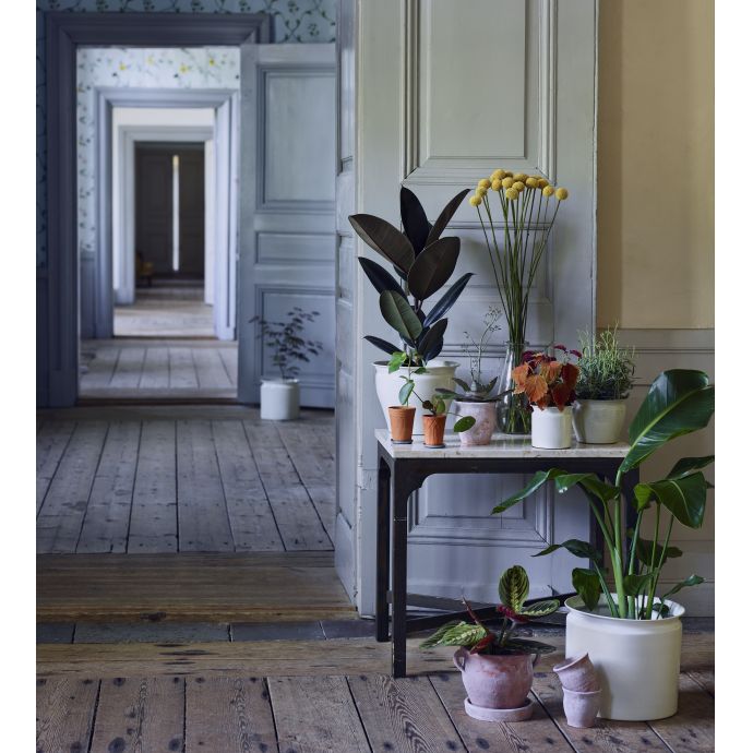 Plechový obal na květináč Floda Antique White Small