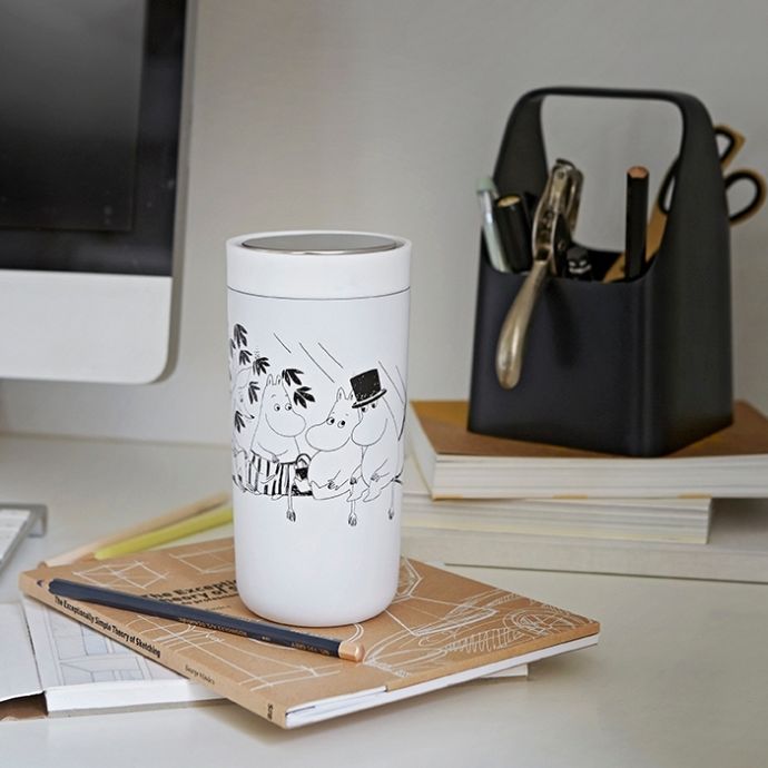 Nerezový termohrnek To Go Click White Moomin 200 ml