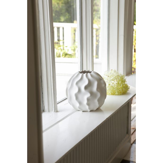 Keramická váza MALMBÄCK White 22 cm