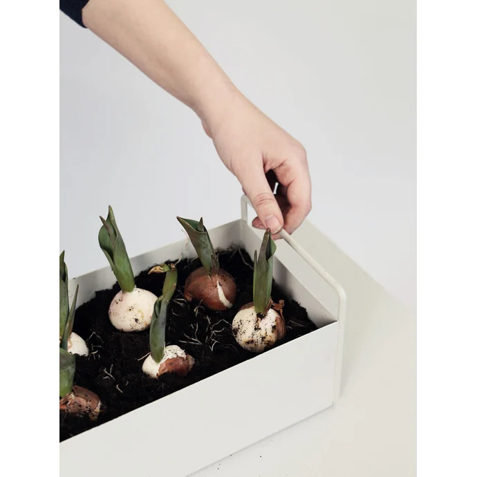 Designový truhlík Plant Box Small Cashmere