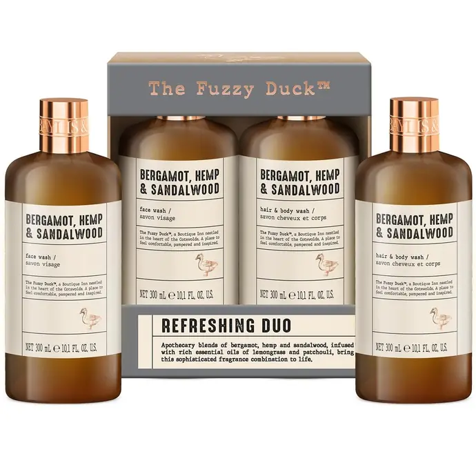 Duo pánské kosmetiky Bergamot & Hemp & Sandalwood