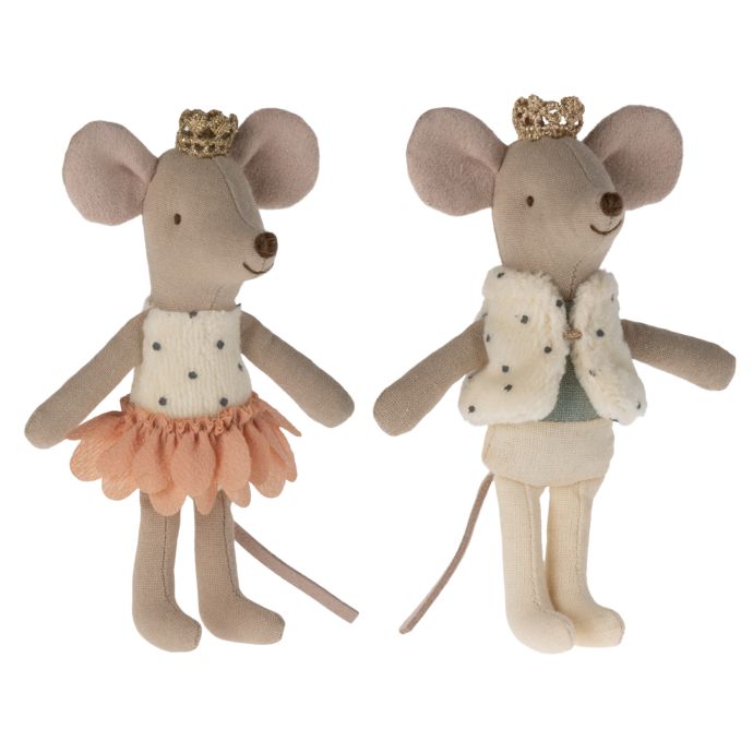 Myšky královská dvojčata v krabičce od sirek Little Sister/Brother