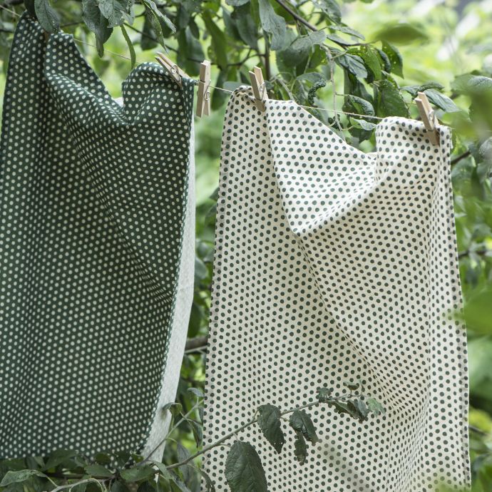 Utěrka Green White Dots