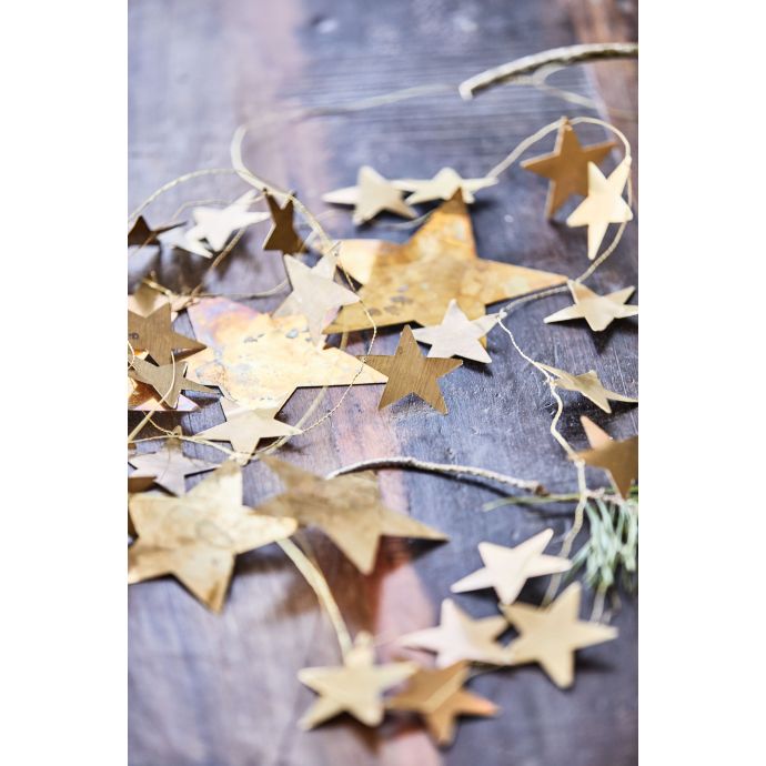 Girlanda Stars Brass 249 cm