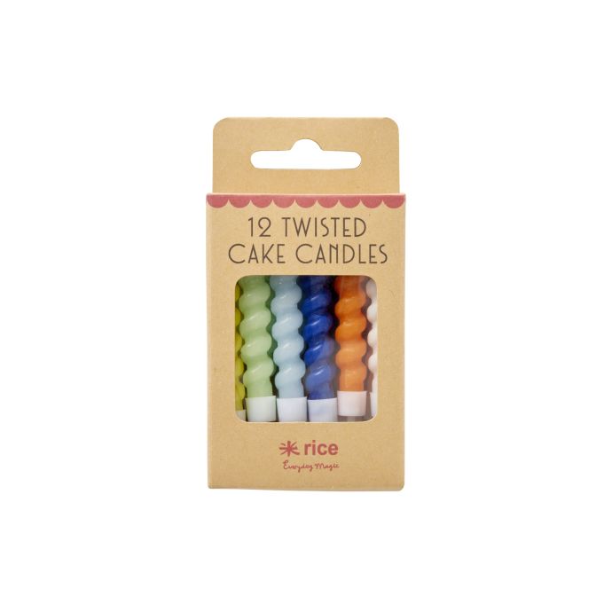 Svíčky na dort Twisted Candle - set 12 ks
