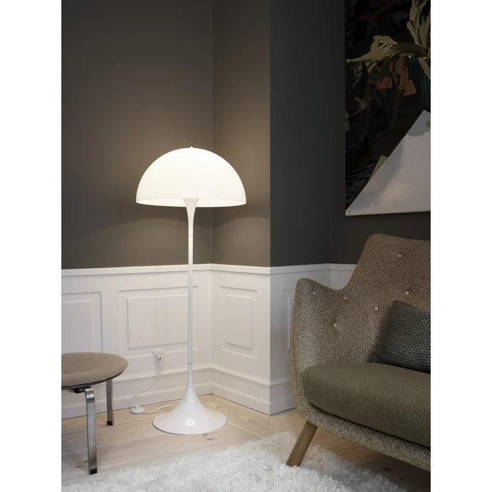 Stojací lampa Panthella Opal White
