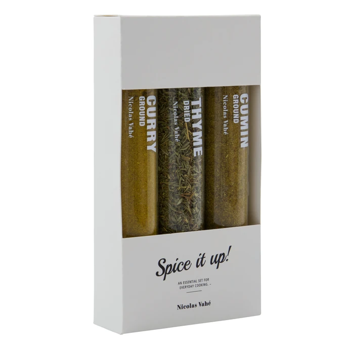 Sada koření Basil / Paprika Chilli / Turmeric – 3 × 11 g