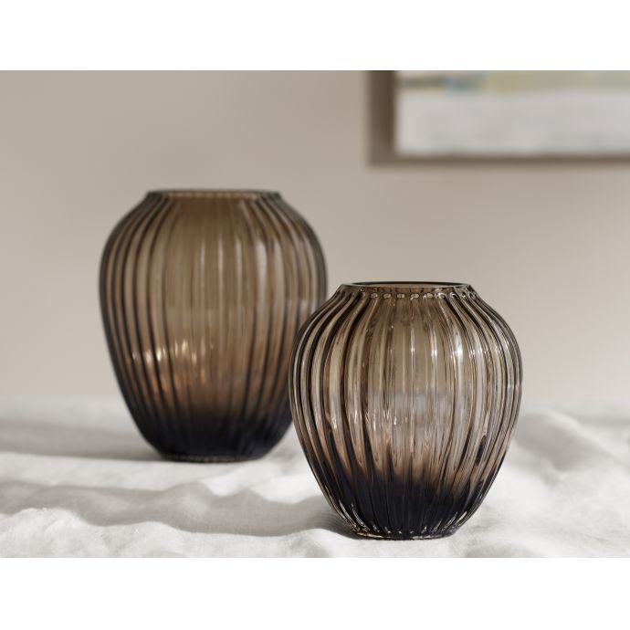Skleněná váza Hammershøi Walnut 15 cm