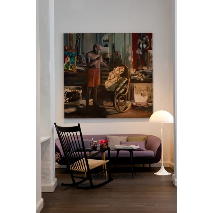 Stojací lampa Panthella Opal White