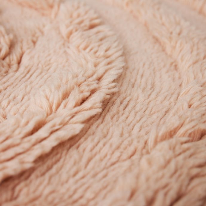 Kulatý vlněný koberec Soft Pink 150 cm