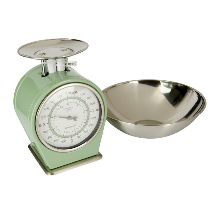 Mechanická kuchyňská váha Sage green - 4 kg