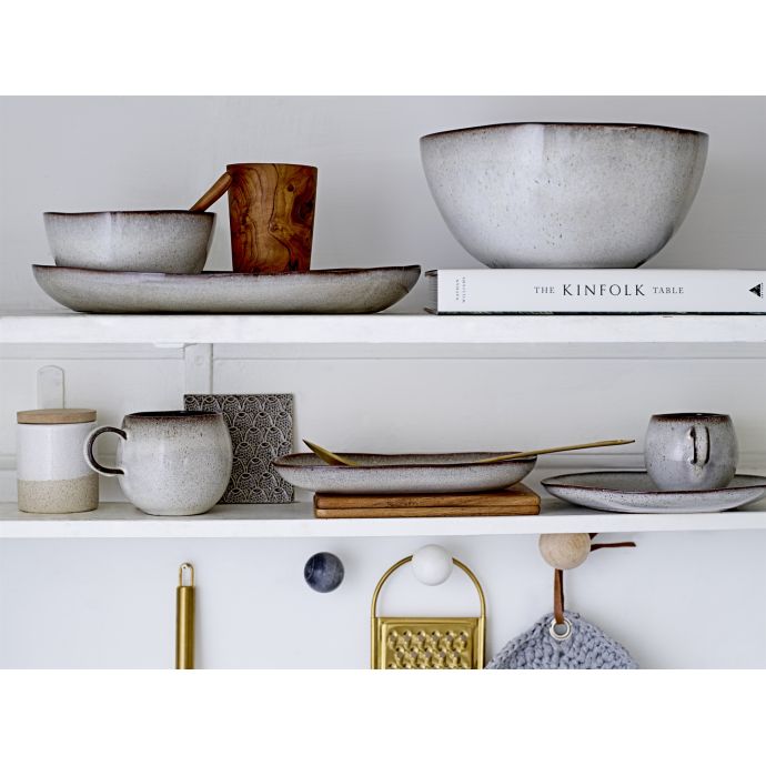 Keramická miska Sandrine Light grey