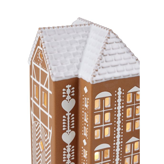Porcelánový svícen Gingerbread Lighthouse Large