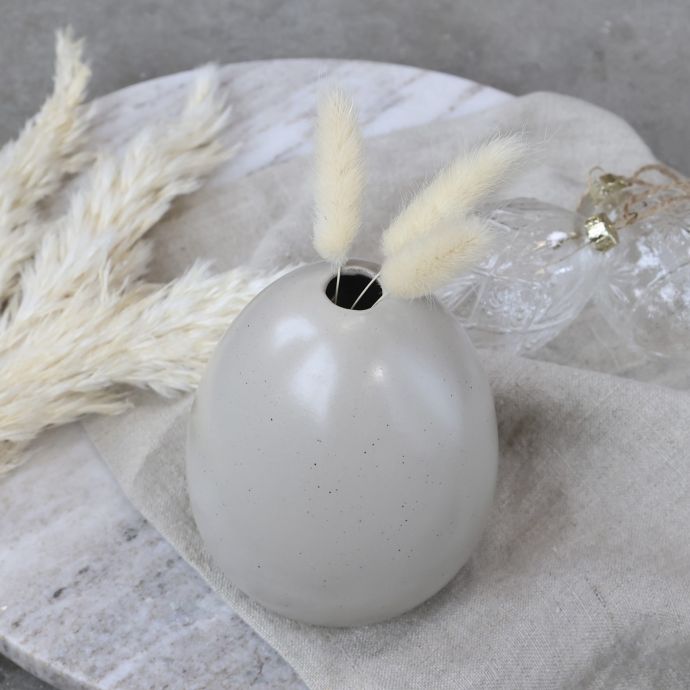 Porcelánová vázička Easter Egg Light Latte 11 cm
