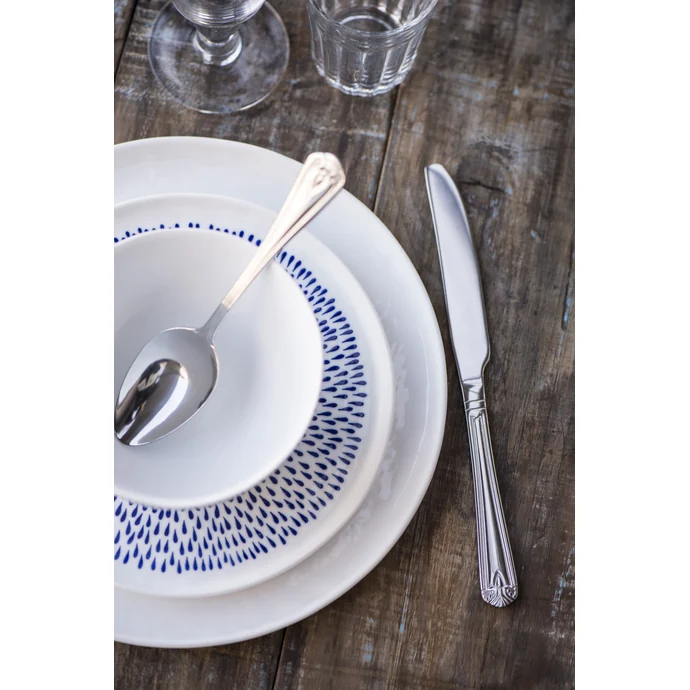 Porcelánový obědový talíř Delicate Blue