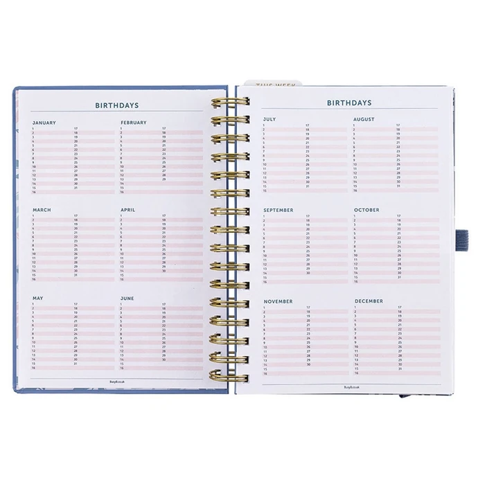 Plánovací diář na 17 měsíců Pretty Life Planner