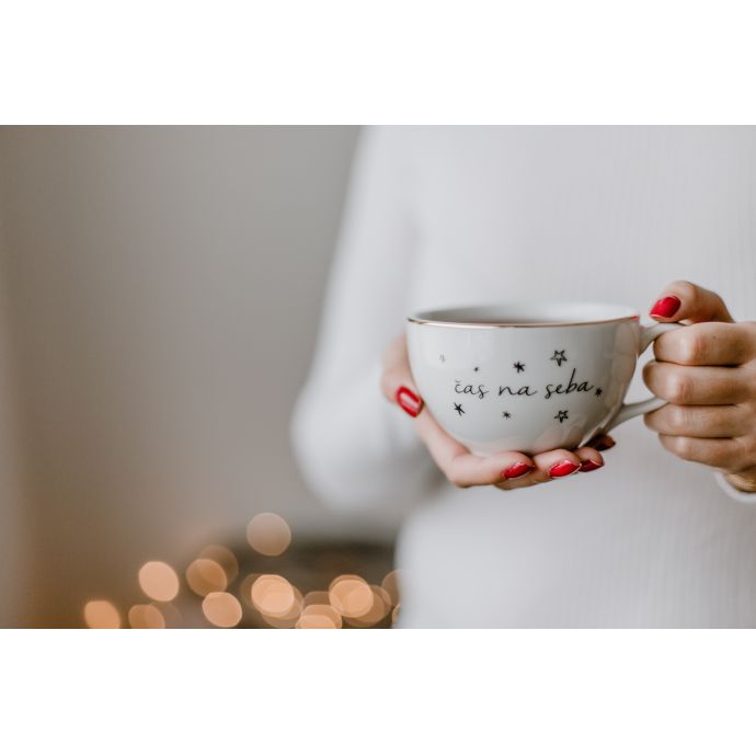 Porcelánový hrnek Čas na seba 300 ml - SK
