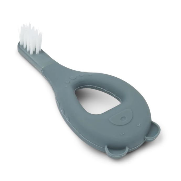 Dětský zubní kartáček Janelle Whale Blue - set 2 ks