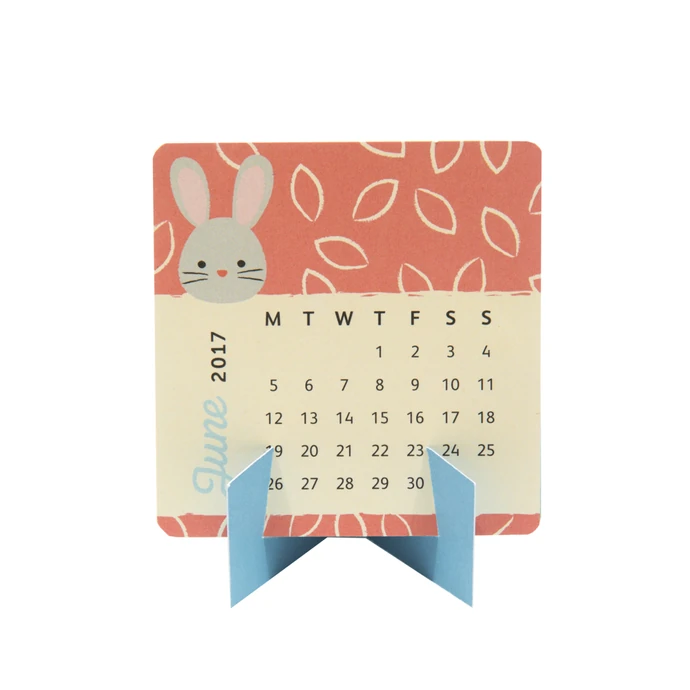 Mini stolní kalendář Cute 2017