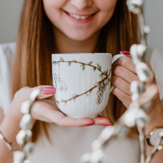 Velikonoční porcelánový hrnek Hammershøi Easter 330 ml
