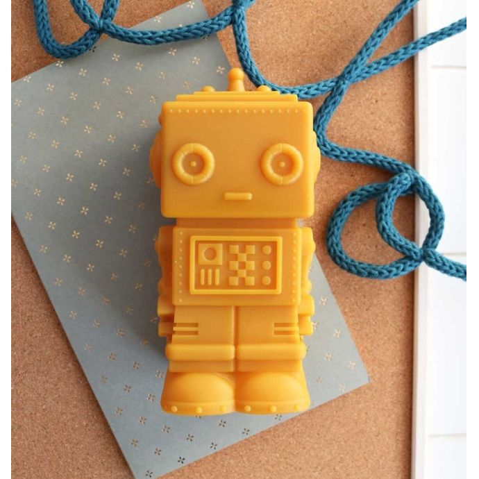 Dětská LED lampička Robot Aztec Gold