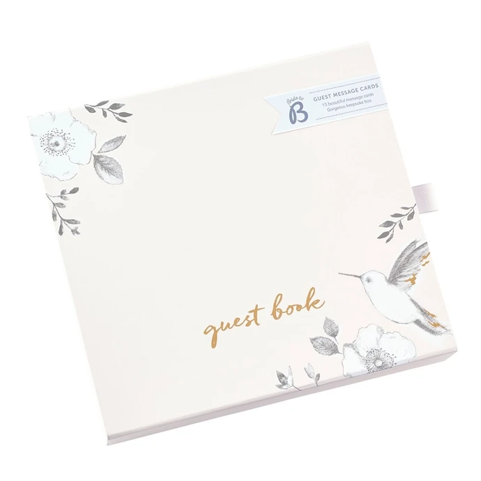 Svatební kniha hostů Rose Flower Box