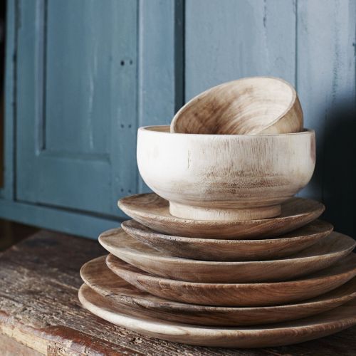 Dřevěné talíře - set 3 ks
