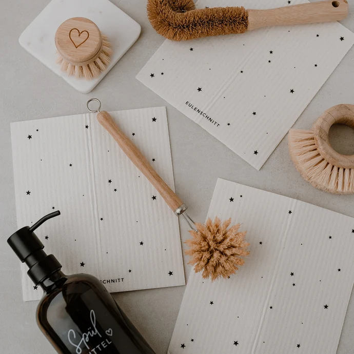 Přírodní houbová utěrka Fir – set 3 ks