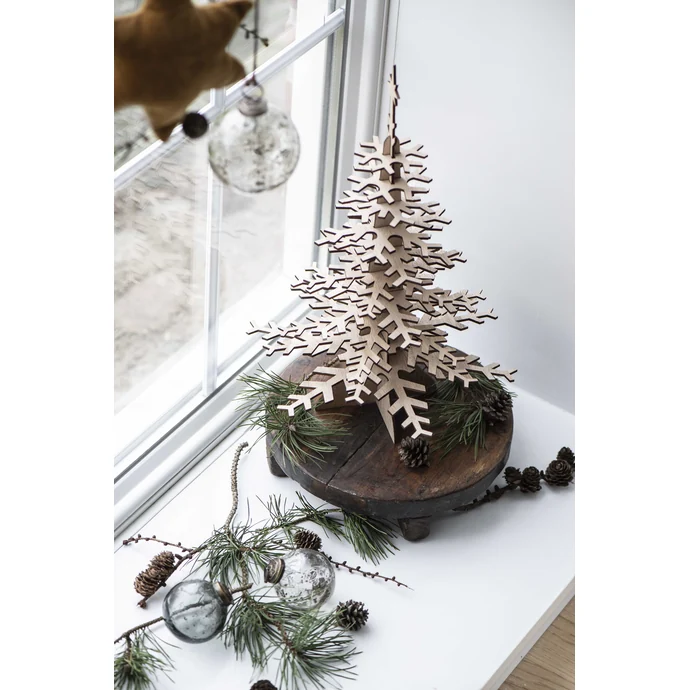 Dřevěná vánoční dekorace Christmas Tree DIY