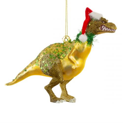 Vánoční ozdoba Santasaurus