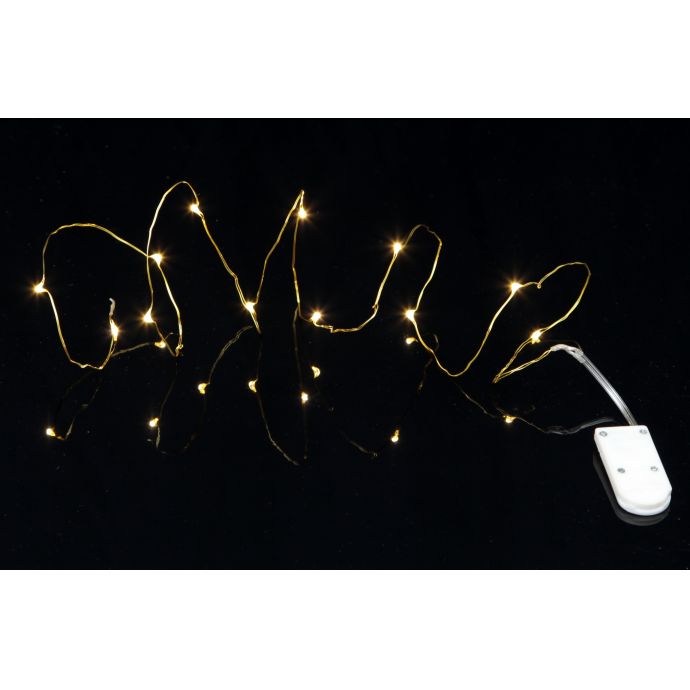 Svítící LED drátek Brass String