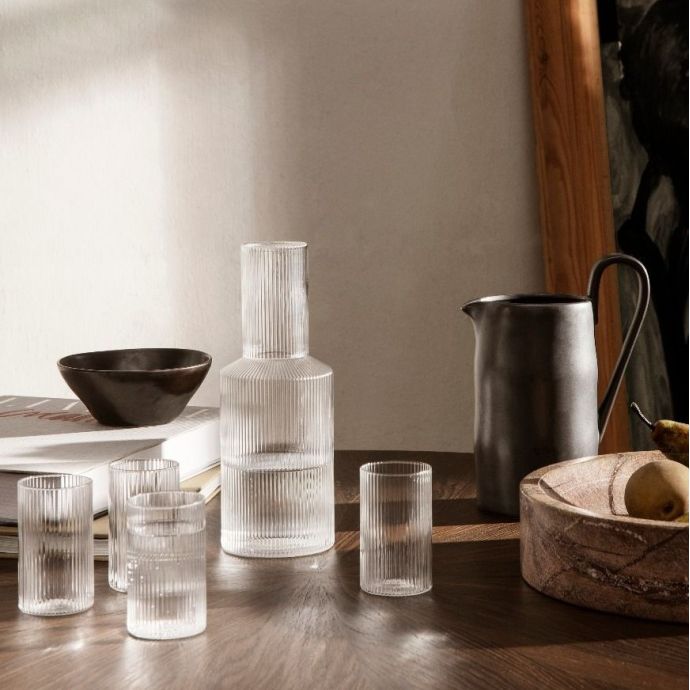 Skleničky Ripple Verrines Clear - set 4 ks