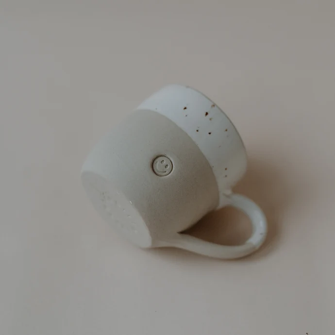 Kameninový hrnek na espresso Smiley 40 ml