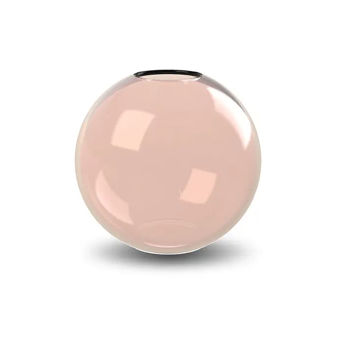 Kulatá skleněná váza Ball Glass Pink 15 cm