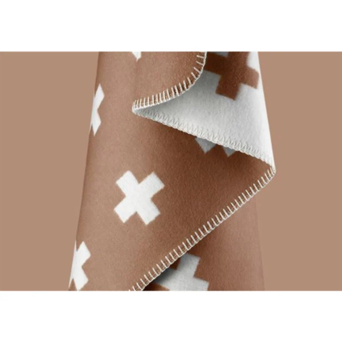 Deka Cross Blanket Camel 150x250