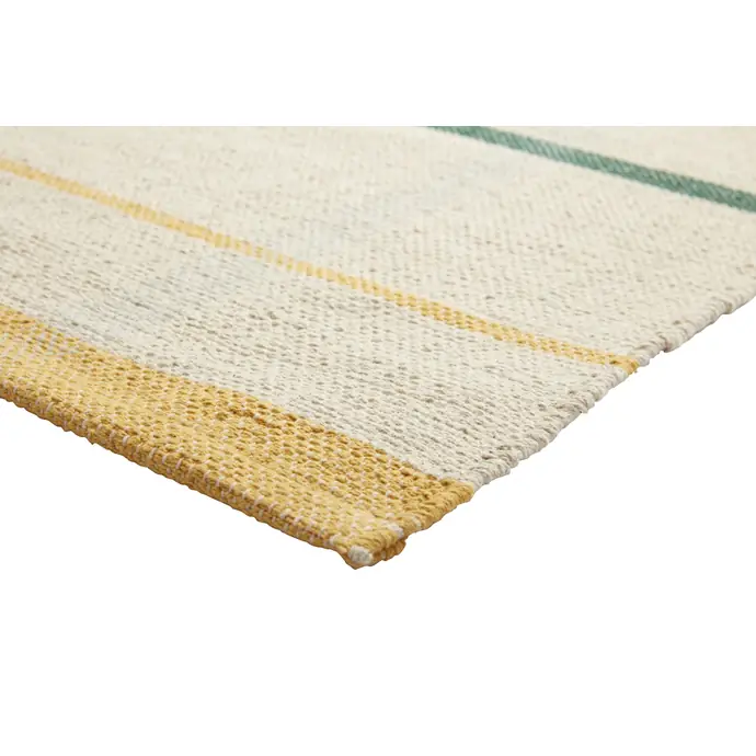 Bavlněný koberec Beige Yellow Green 120×180 cm