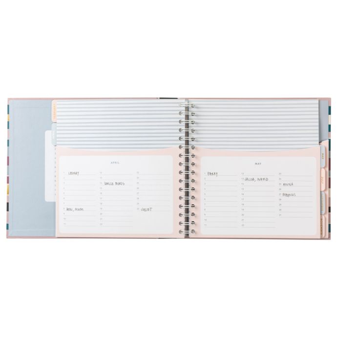 Plánovač narozenin a výročí Card Book Stripes