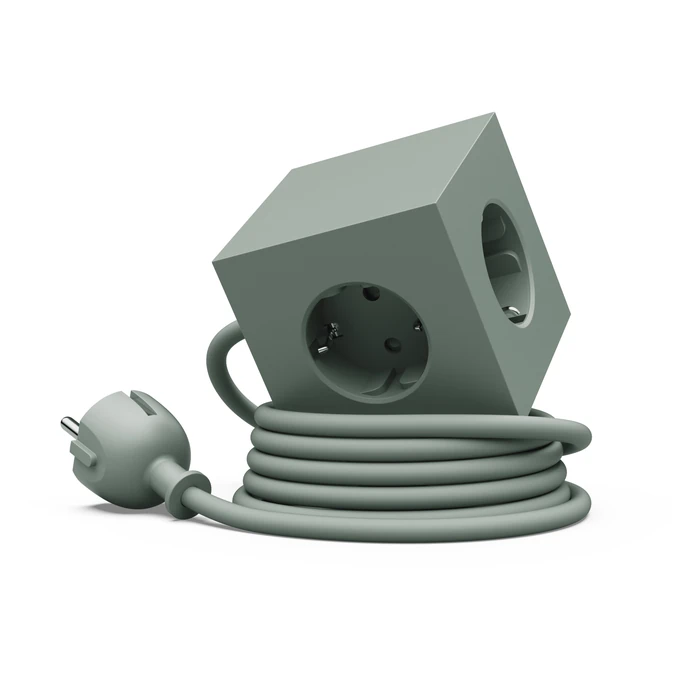 Magnetická dobíjecí kostka Square 1 / USB-C Oak Green