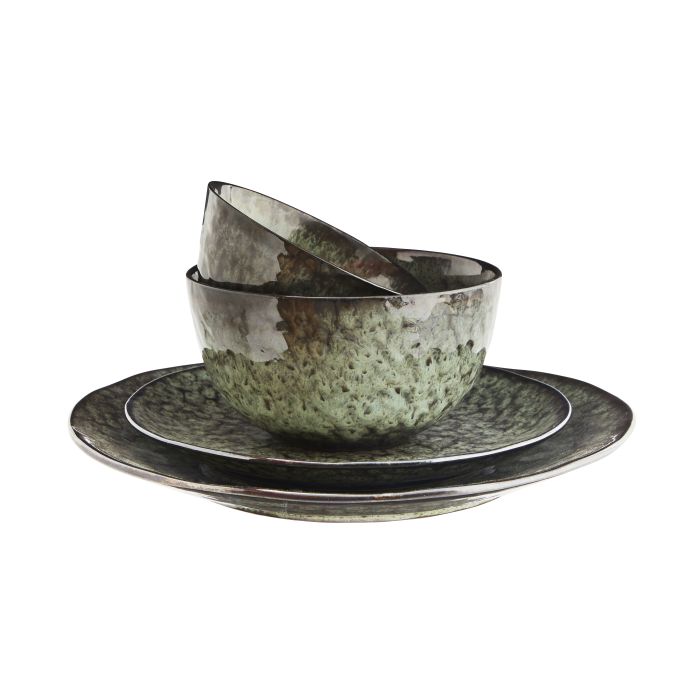 Keramická miska Dark Green/ Black