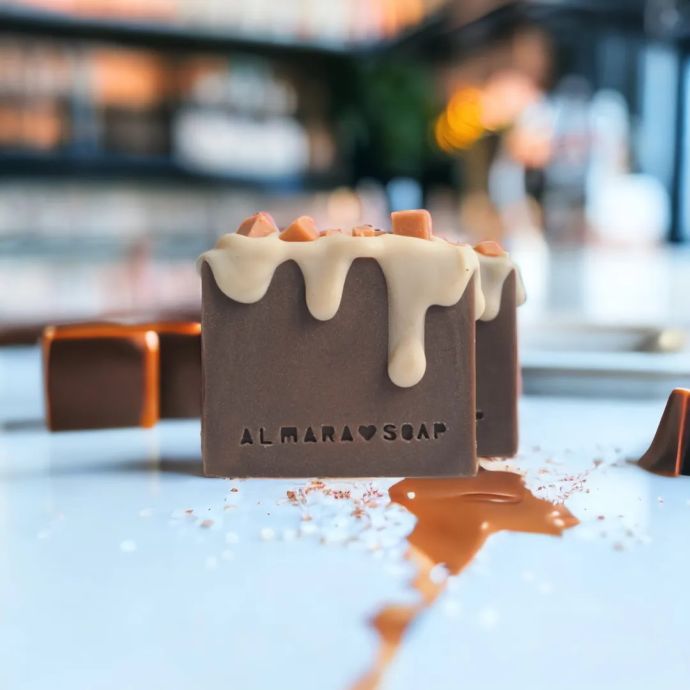 Designové mýdlo Caramel Cupcake