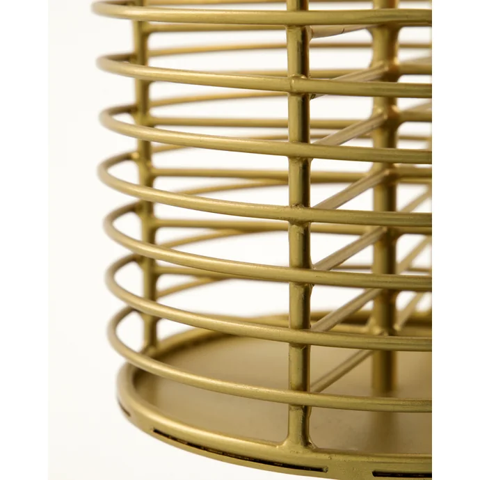 Kovový stojan na příbory Lela Antique Brass